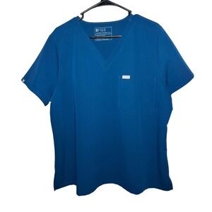 FIGS Catarina Womens Size XXLP Deep Reef (PO#4891) One-Pocket Scrub Top